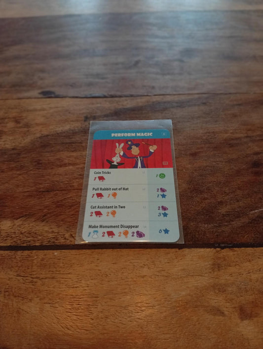 The Pursuit Of Happiness Perform Magic Promo Card - AllRoleplaying.com