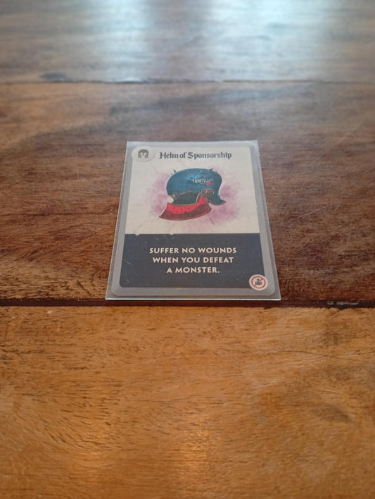 Spell Smashers Helm of Sponsorship Promo Card - AllRoleplaying.com