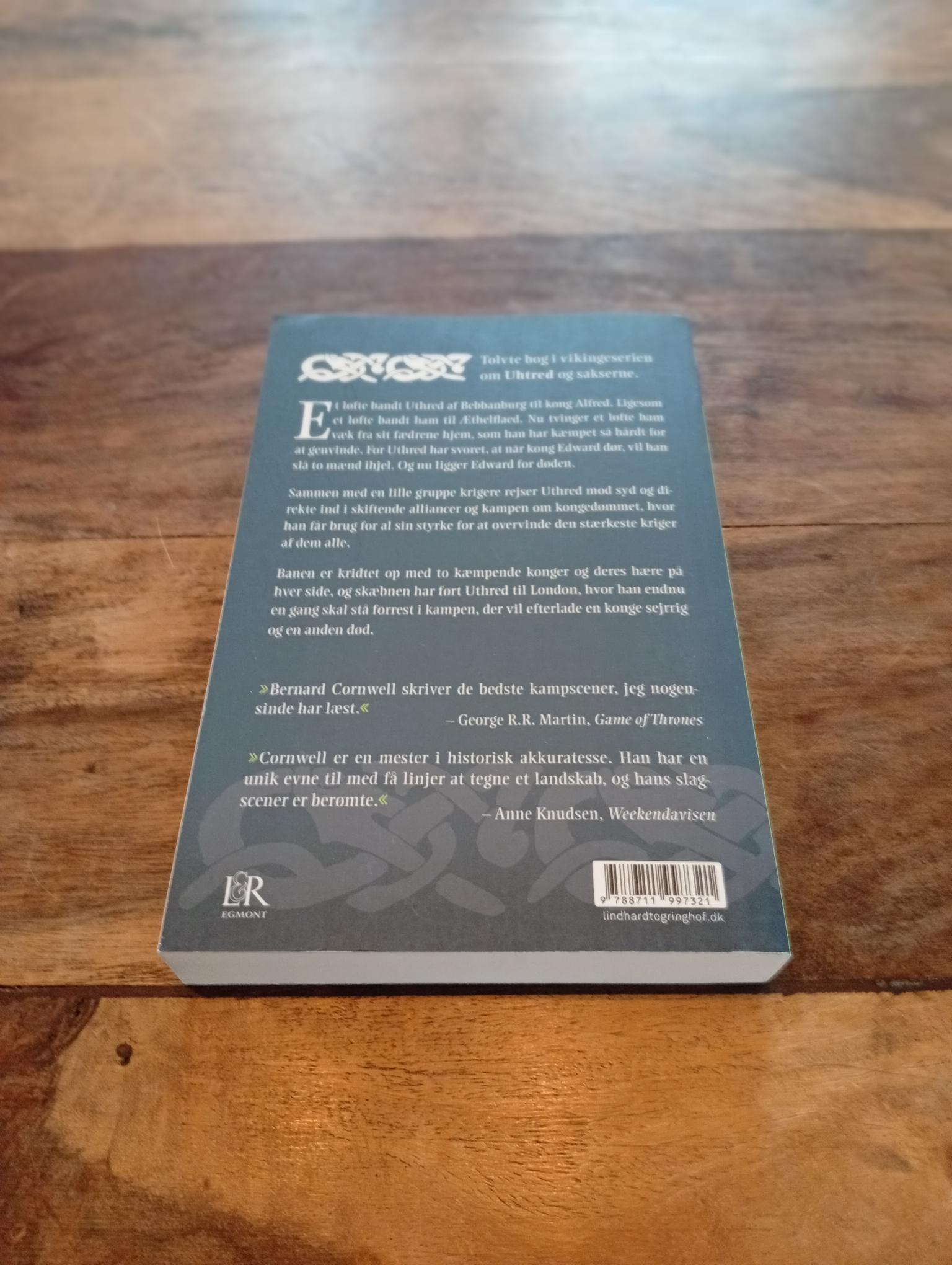 Kongernes sværd Det sidste kongerige Del 12 Bernard Cornwell 2021 - AllRoleplaying.com