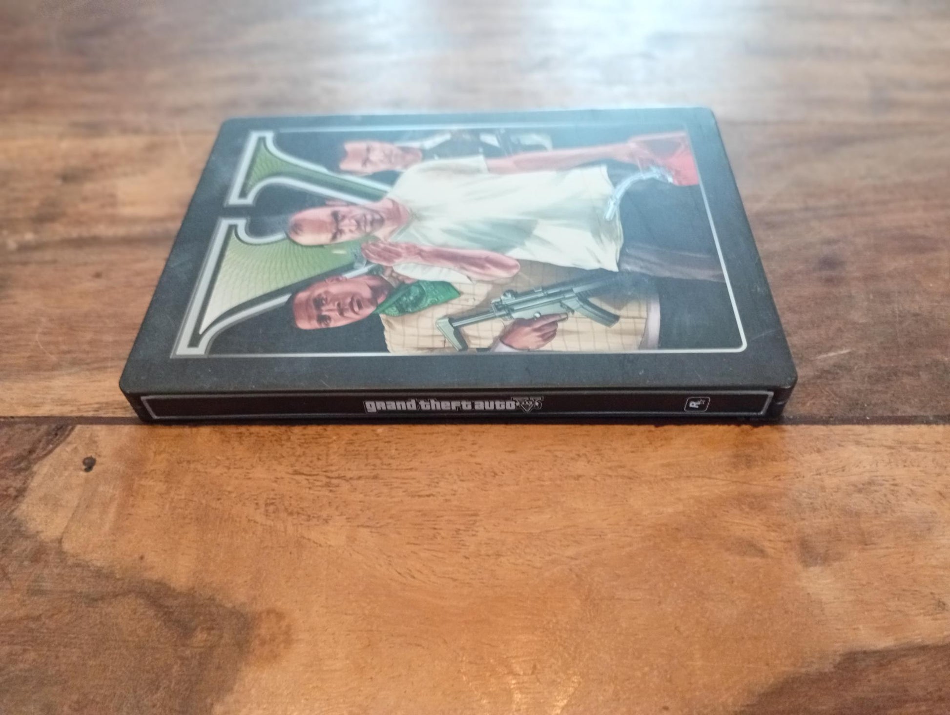 Grand Theft Auto V (GTA V) Steelbook cover Xbox 360 - AllRoleplaying.com