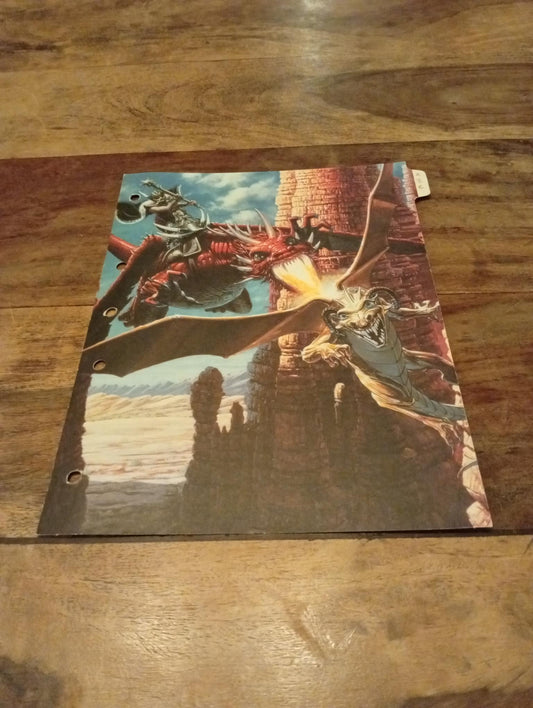 Cardstock Divider Tabs Monstrous Compendium Volume 2 Dragonlance TSR