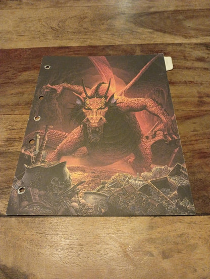 Cardstock Divider Tabs AD&D Monstrous Compendium Volume 2 TSR 2103