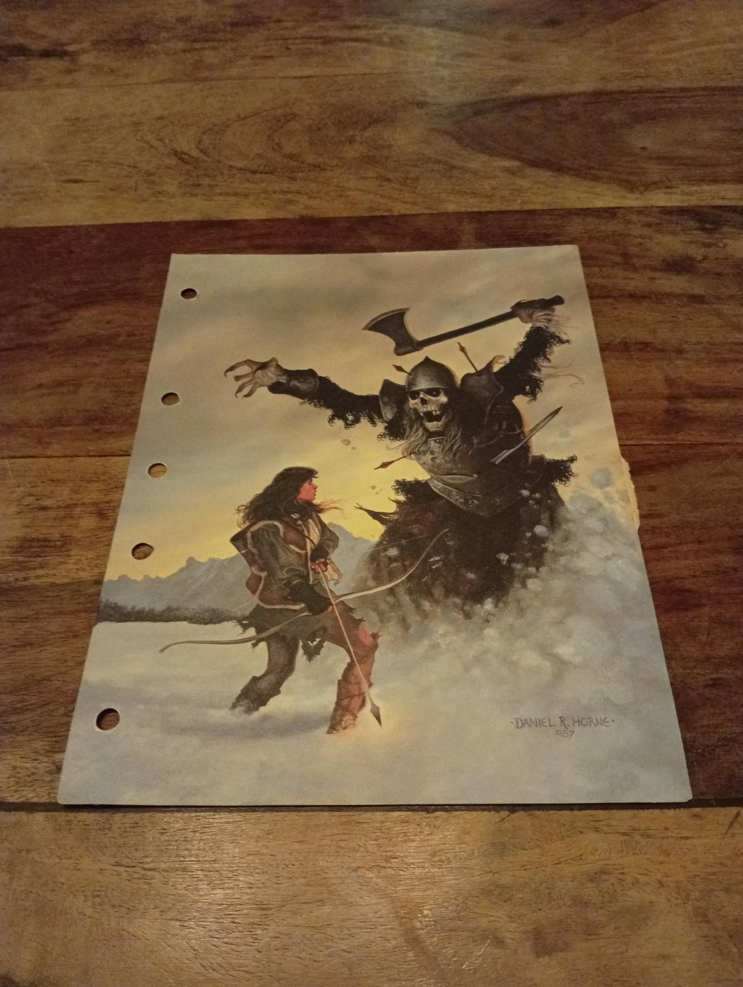 Cardstock Divider Tabs AD&D Monstrous Compendium Volume 2 TSR 2103
