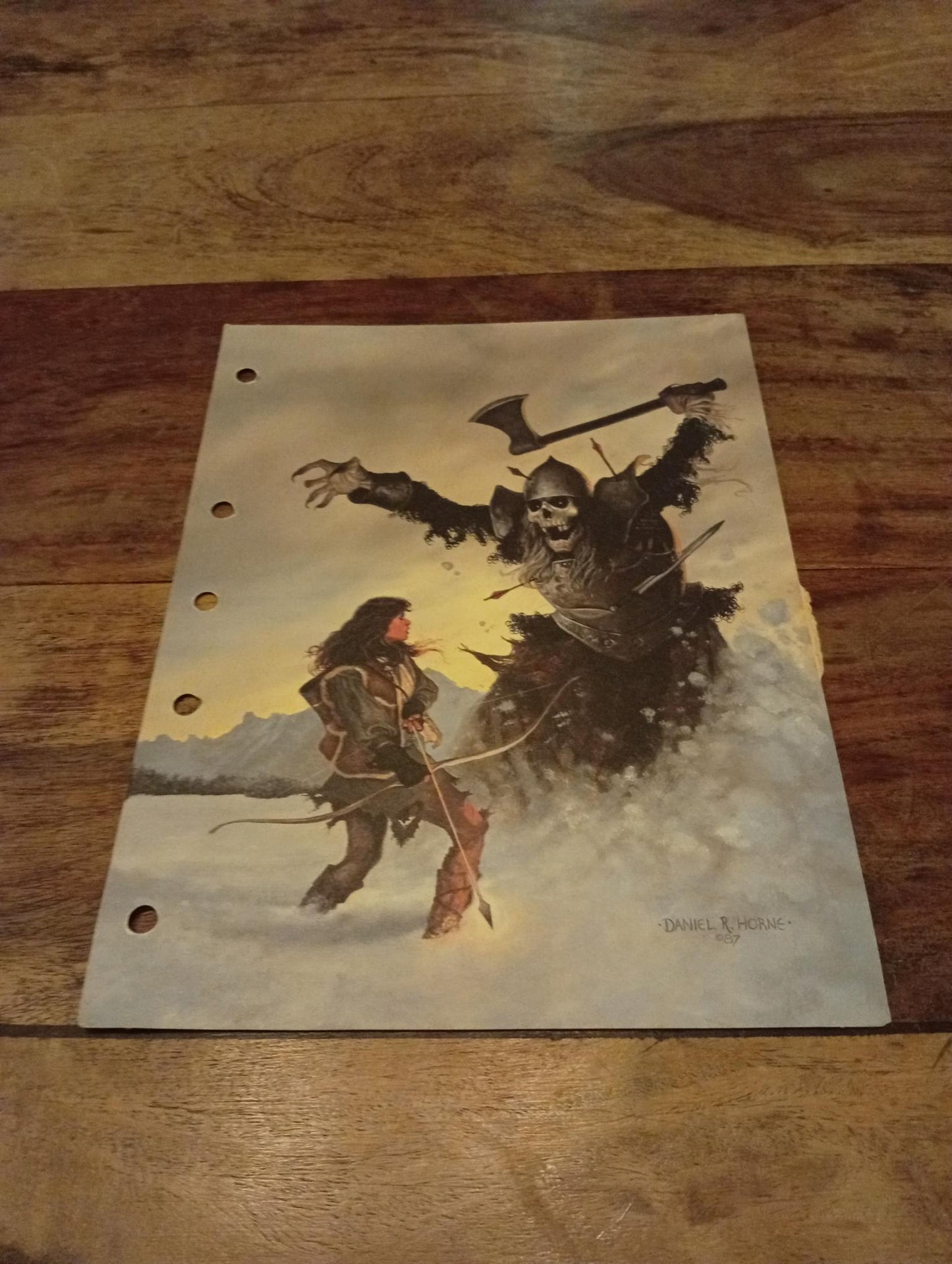 Cardstock Divider Tabs AD&D Monstrous Compendium Volume 2 TSR 2103