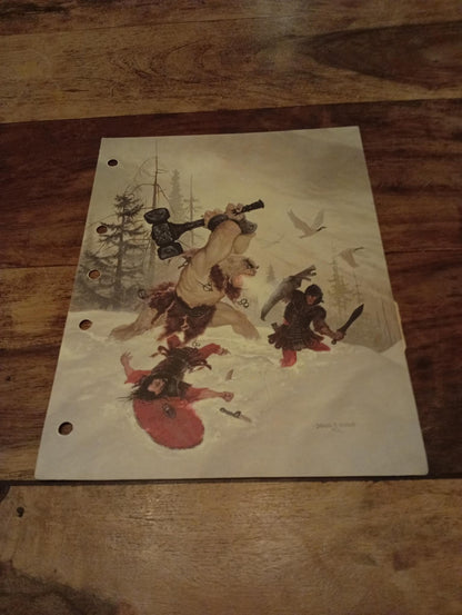 Cardstock Divider Tabs AD&D Monstrous Compendium Volume 2 TSR 2103