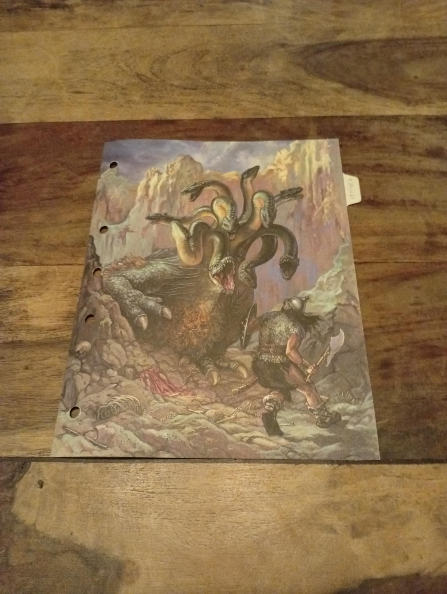 Cardstock Divider Tabs AD&D Monstrous Compendium Volume 2 TSR 2103 - AllRoleplaying.com