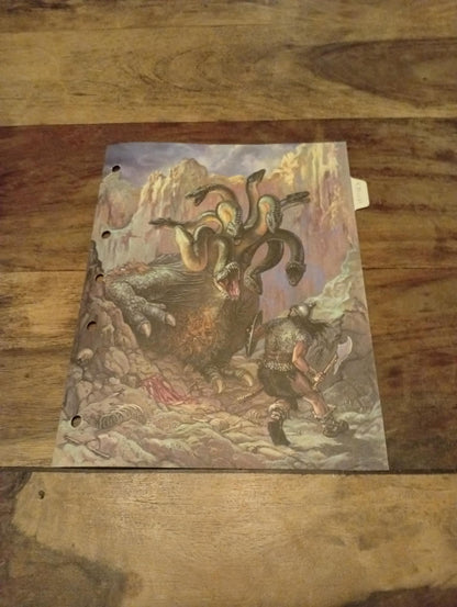 Cardstock Divider Tabs AD&D Monstrous Compendium Volume 2 TSR 2103 - AllRoleplaying.com