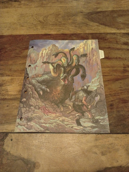 Cardstock Divider Tabs AD&D Monstrous Compendium Volume 2 TSR 2103 - AllRoleplaying.com