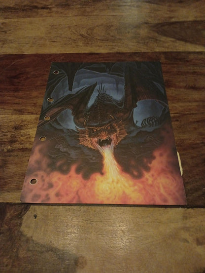 Cardstock Divider Tabs AD&D Monstrous Compendium Volume 2 TSR 2103