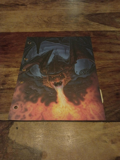 Cardstock Divider Tabs AD&D Monstrous Compendium Volume 2 TSR 2103