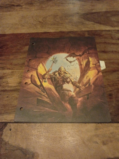 Cardstock Divider Tabs AD&D Monstrous Compendium Volume 2 TSR 2103