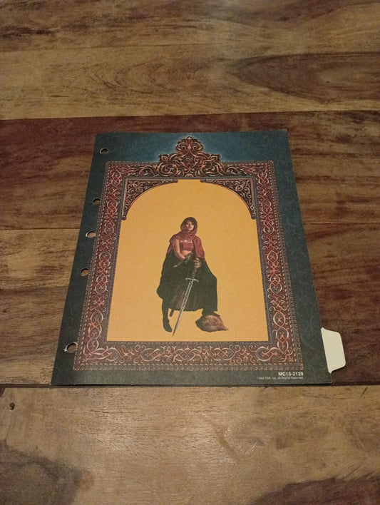 Cardstock Divider Tabs AD&D Al-Qadim Monstrous Compendium TSR 2129 - AllRoleplaying.com