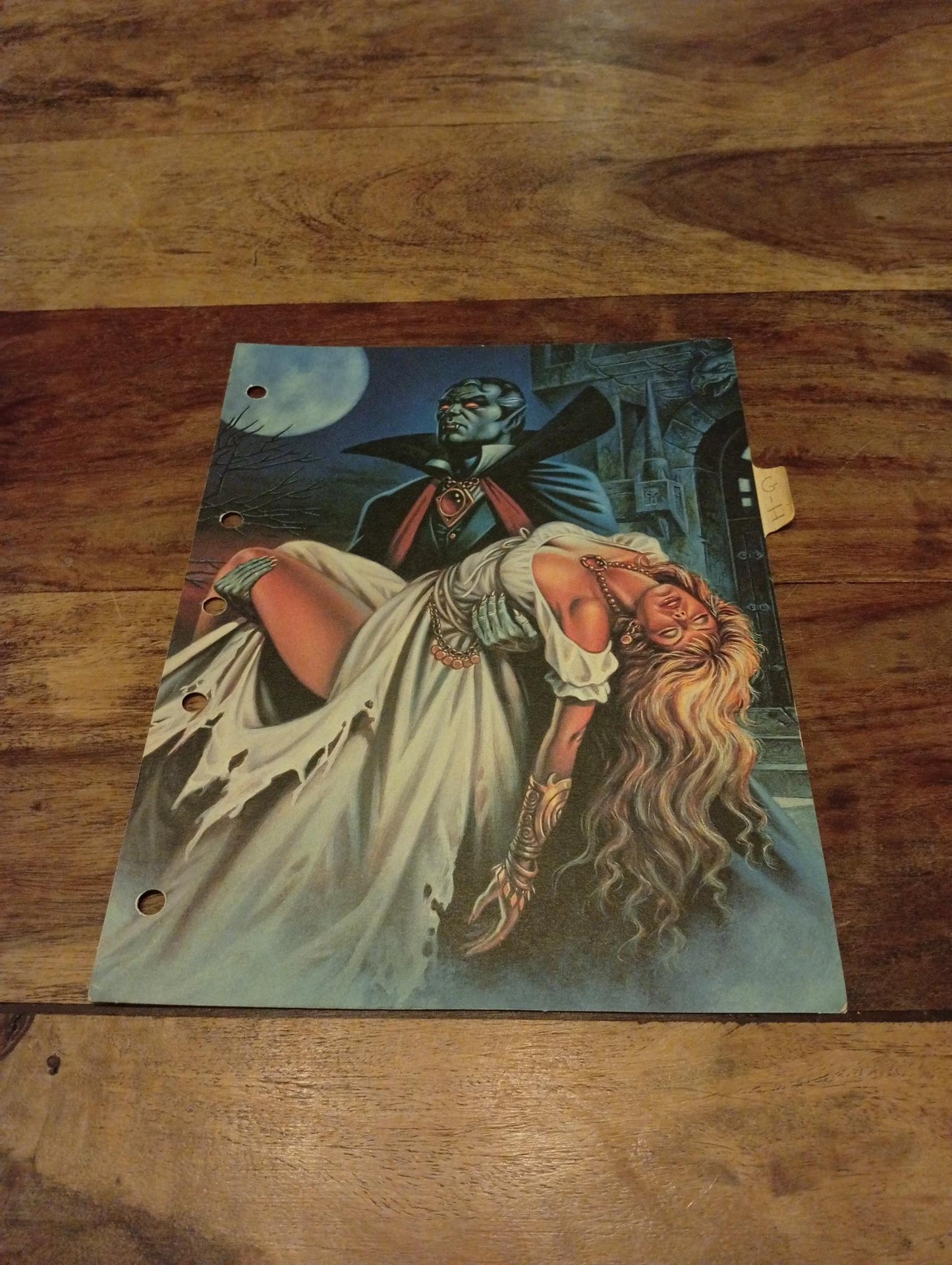 Cardstock Divider Tabs AD&D Monstrous Compendium Volume 1 TSR 2102 - AllRoleplaying.com