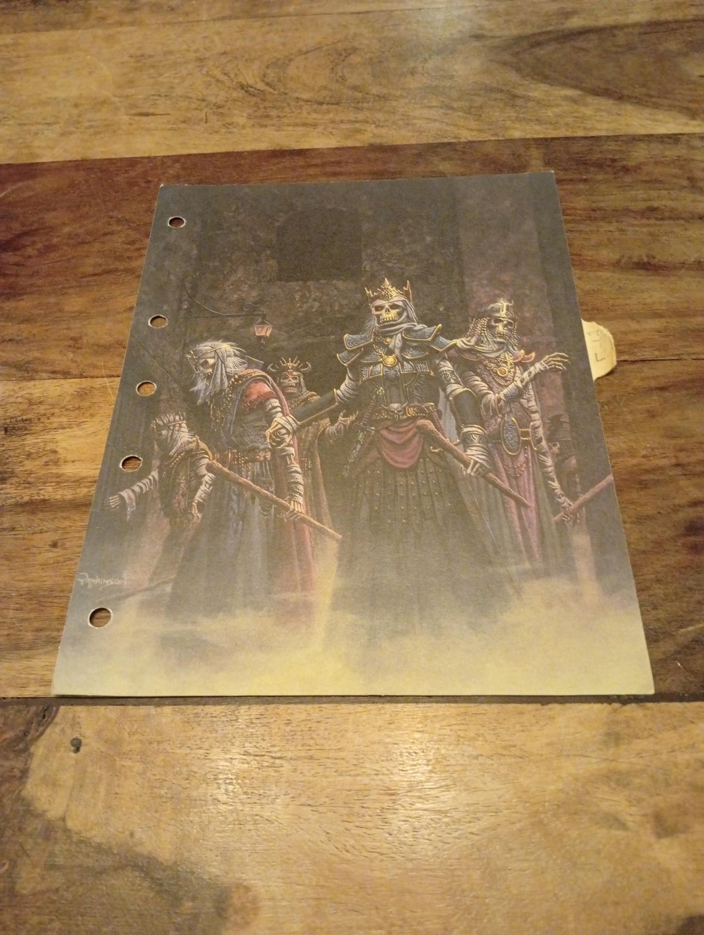 Cardstock Divider Tabs AD&D Monstrous Compendium Volume 1 TSR 2102 - AllRoleplaying.com