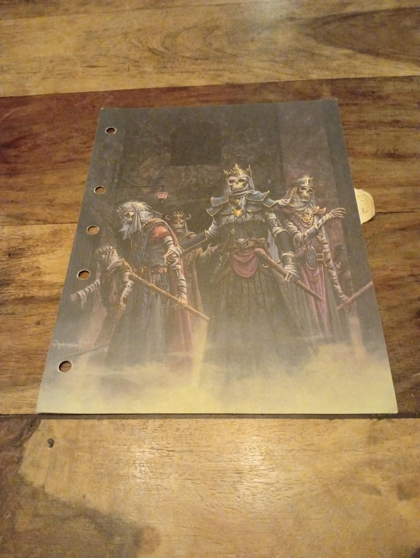 Cardstock Divider Tabs AD&D Monstrous Compendium Volume 1 TSR 2102 - AllRoleplaying.com
