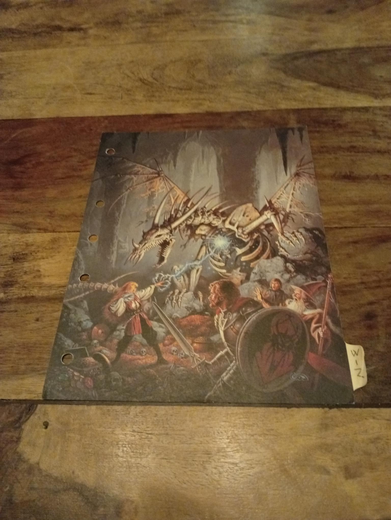 Cardstock Divider Tabs AD&D Monstrous Compendium Volume 1 TSR 2102 - AllRoleplaying.com