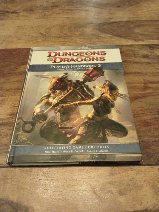 Player's Handbook 3 Dungeons & Dragons 4th Ed Wizards of the Coast 2010 - AllRoleplaying.com