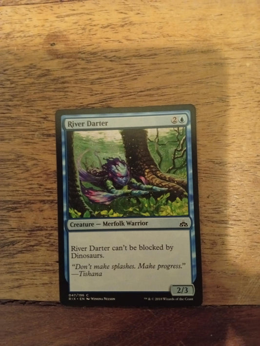 Magic The Gathering River Darter 047/196 Rivals of Ixalan - AllRoleplaying.com