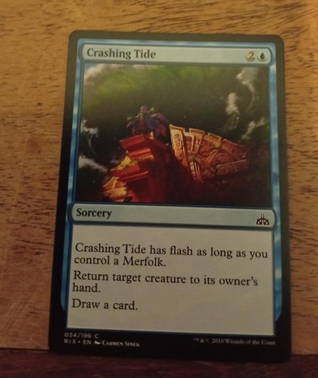 Magic The Gathering Crashing Tide 034/196 Rivals of Ixalan - AllRoleplaying.com
