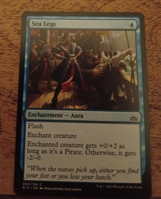 Magic The Gathering Sea Legs 050/196 Rivals of Ixalan - AllRoleplaying.com
