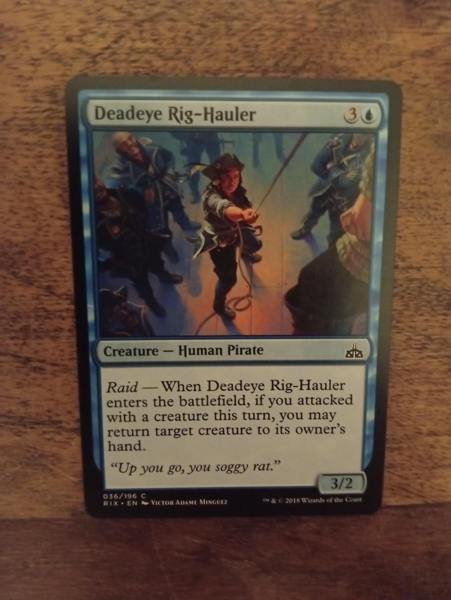 Magic The Gathering Deadeye Rig-Hauler 036/196 Rivals of Ixalan - AllRoleplaying.com