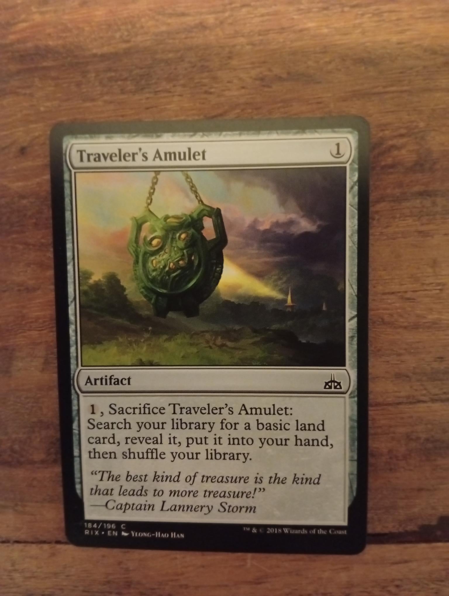 Magic The Gathering Traveler's Amulet 184/196 Rivals of Ixalan - AllRoleplaying.com