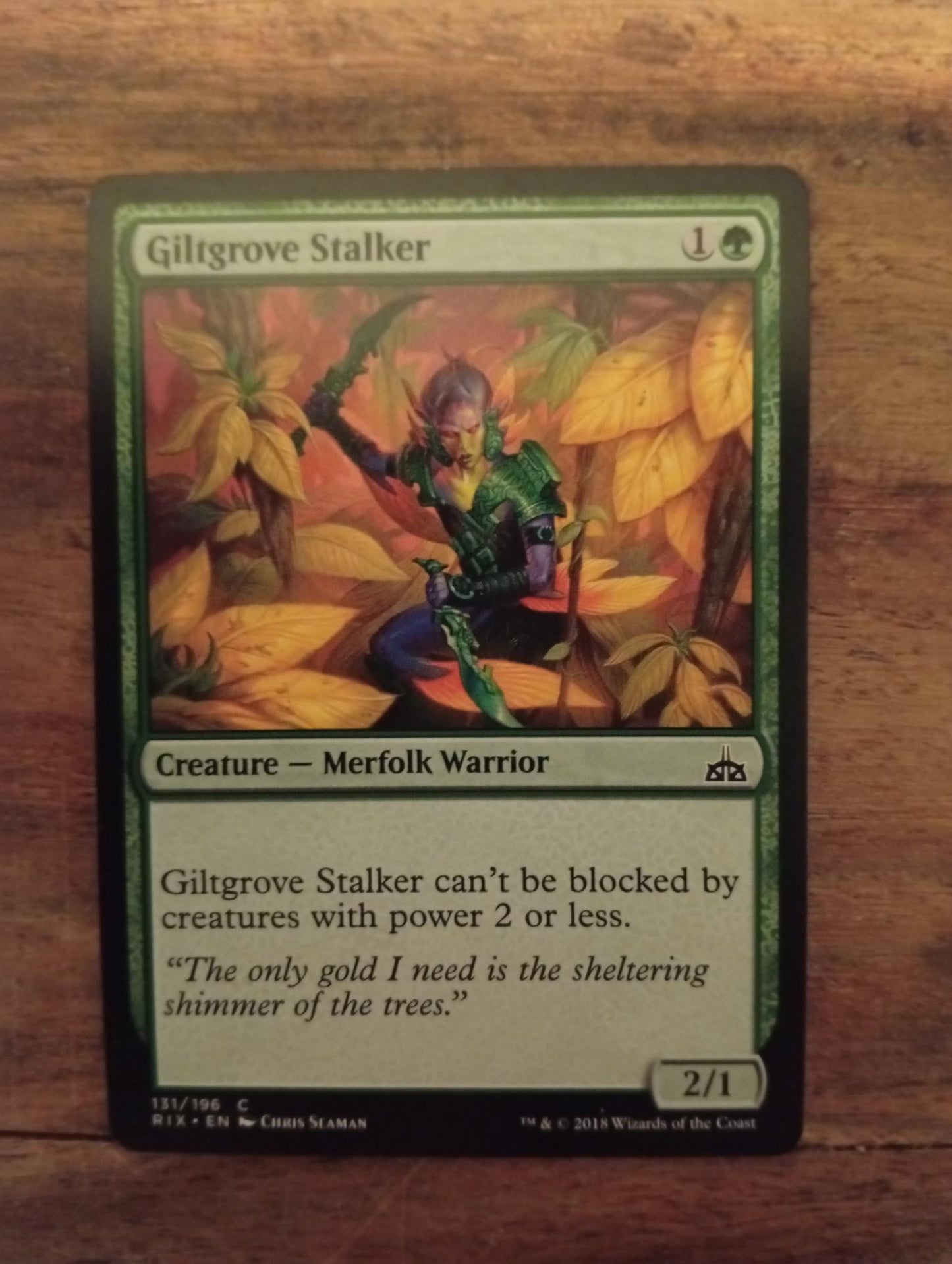 Magic The Gathering Giltgrove Stalker 131/196 Rivals of Ixalan - AllRoleplaying.com