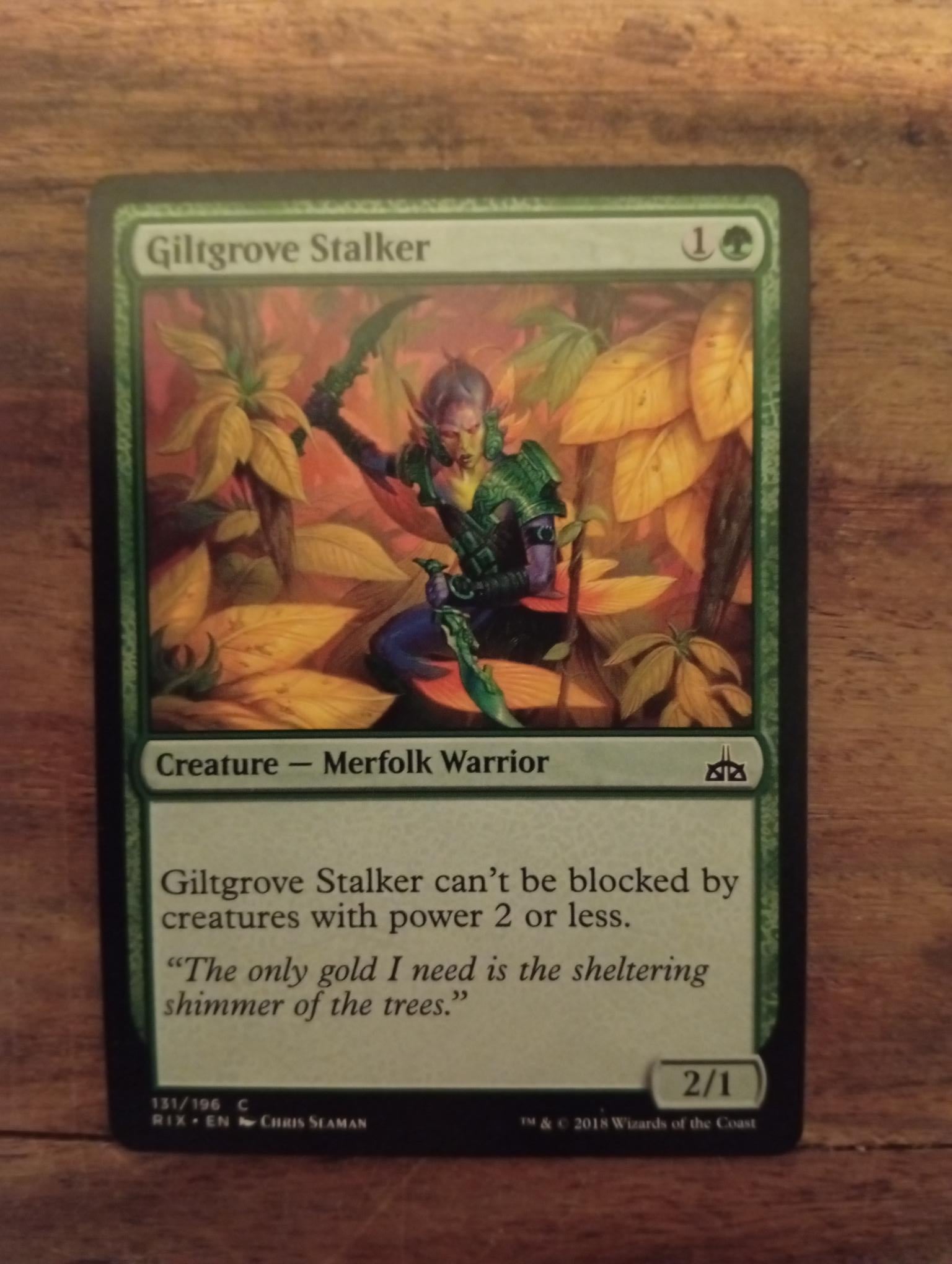 Magic The Gathering Giltgrove Stalker 131/196 Rivals of Ixalan - AllRoleplaying.com