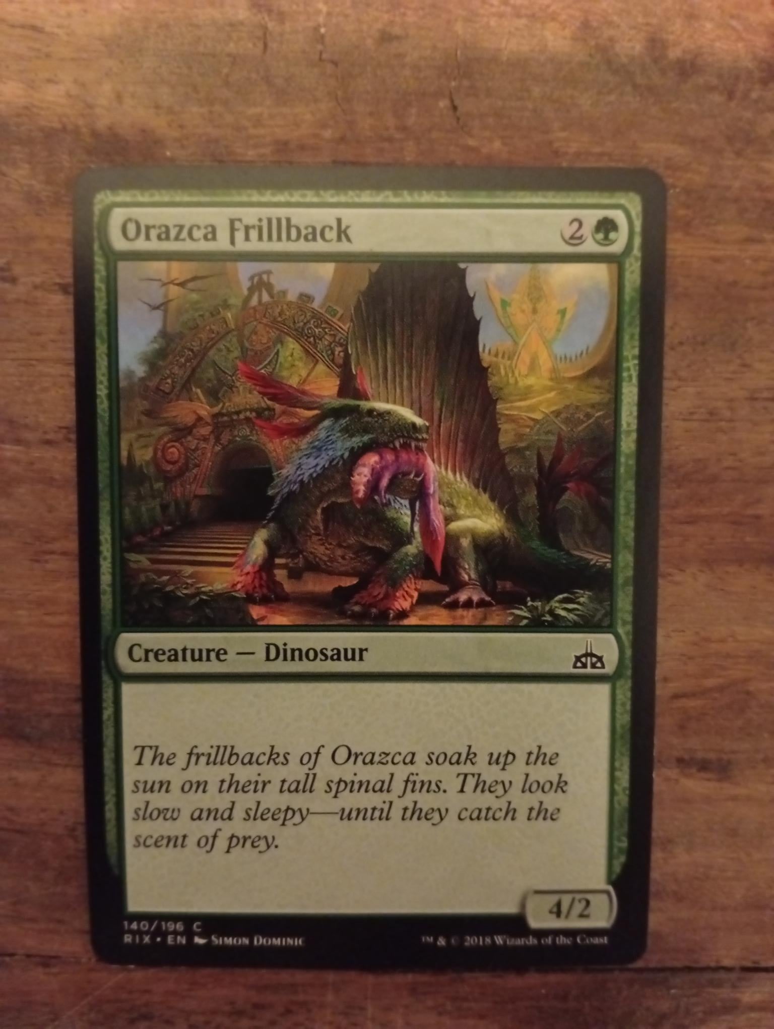 Magic The Gathering Orazca Frillback 140/196 Rivals of Ixalan - AllRoleplaying.com
