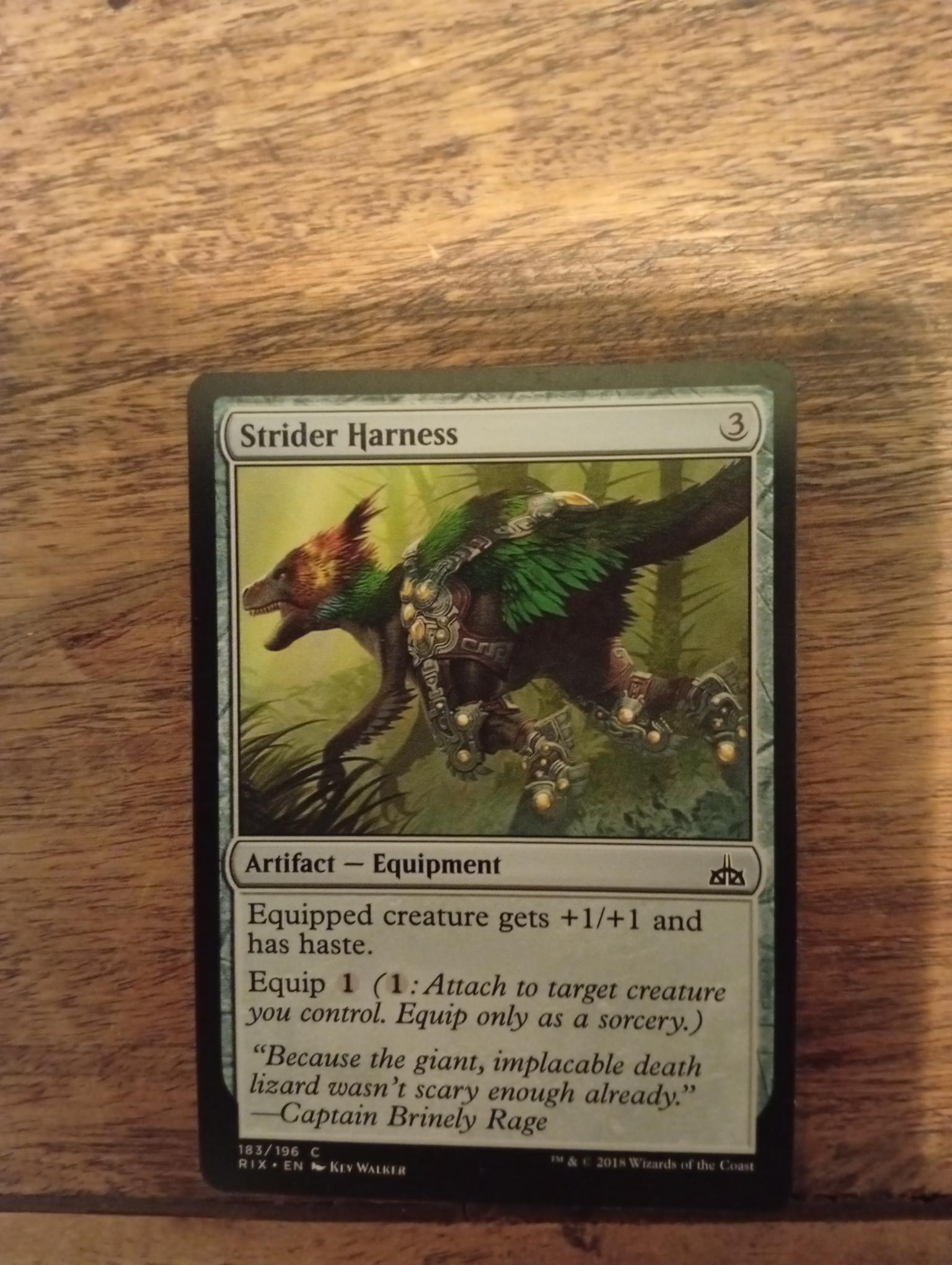 Magic The Gathering Strider Harness 183/196 Rivals of Ixalan - AllRoleplaying.com