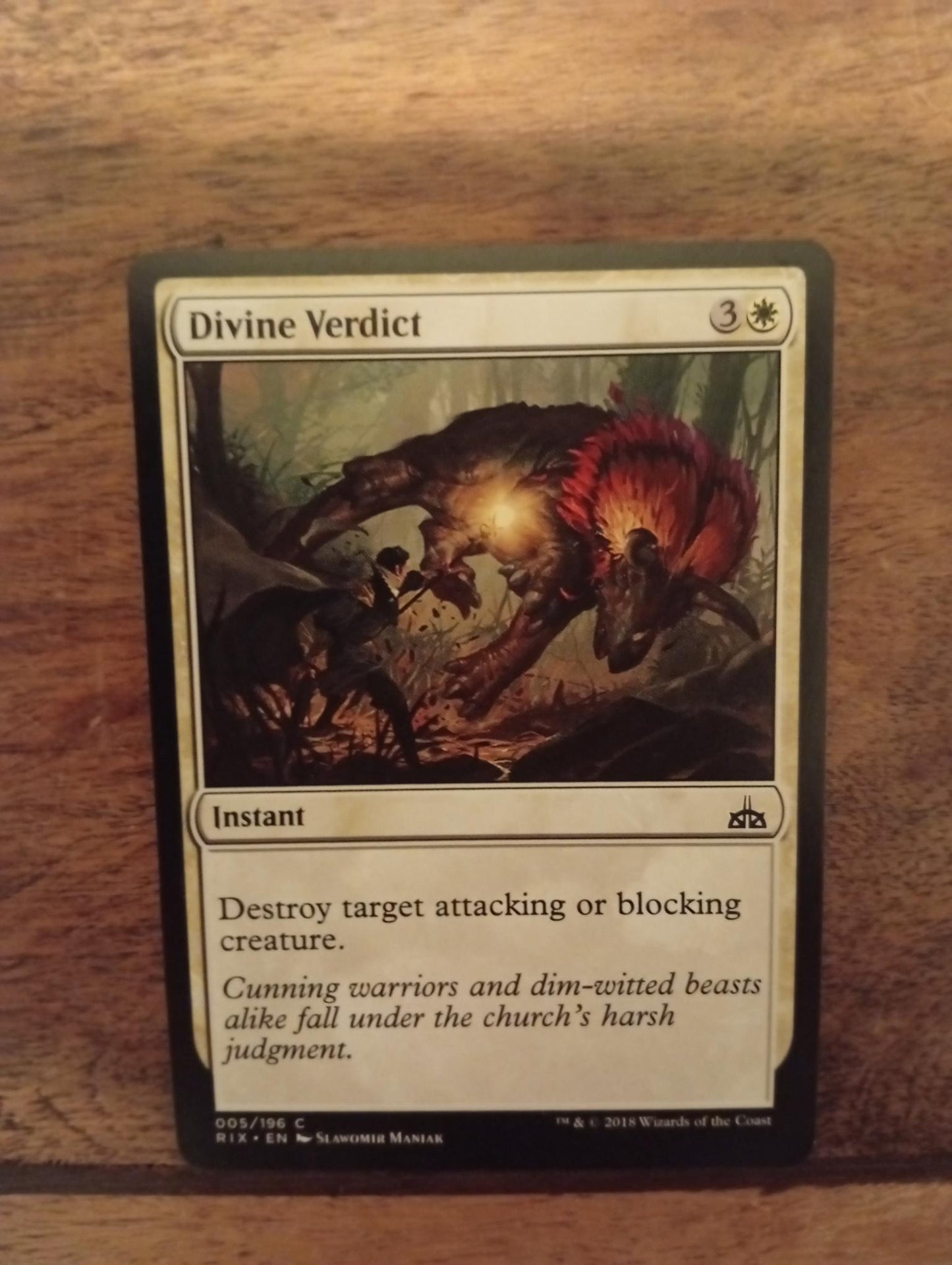 Magic The Gathering Divine Verdict 005/196 Rivals of Ixalan - AllRoleplaying.com
