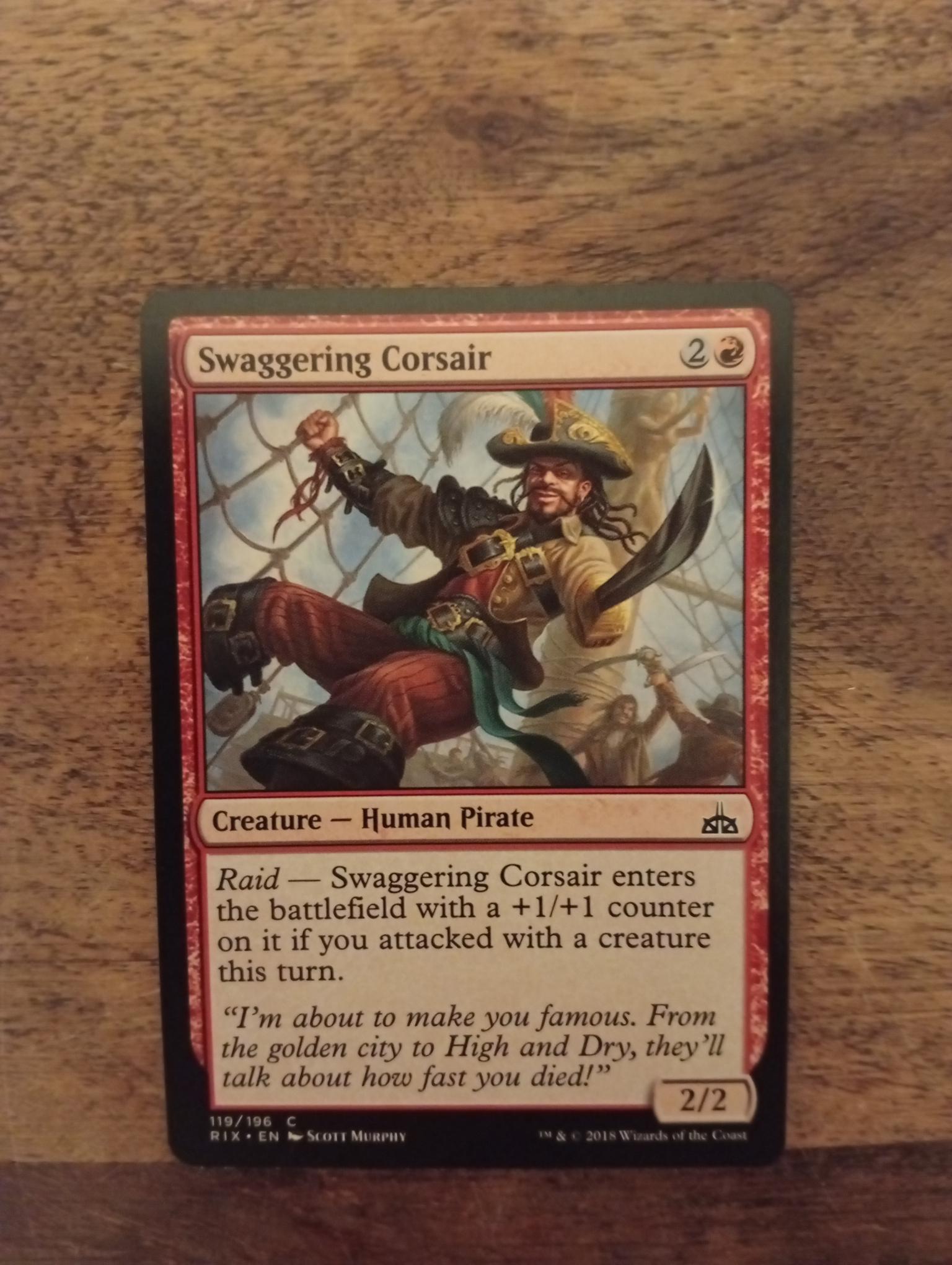 Magic The Gathering Swaggering Corsair 119/196 Rivals of Ixalan - AllRoleplaying.com
