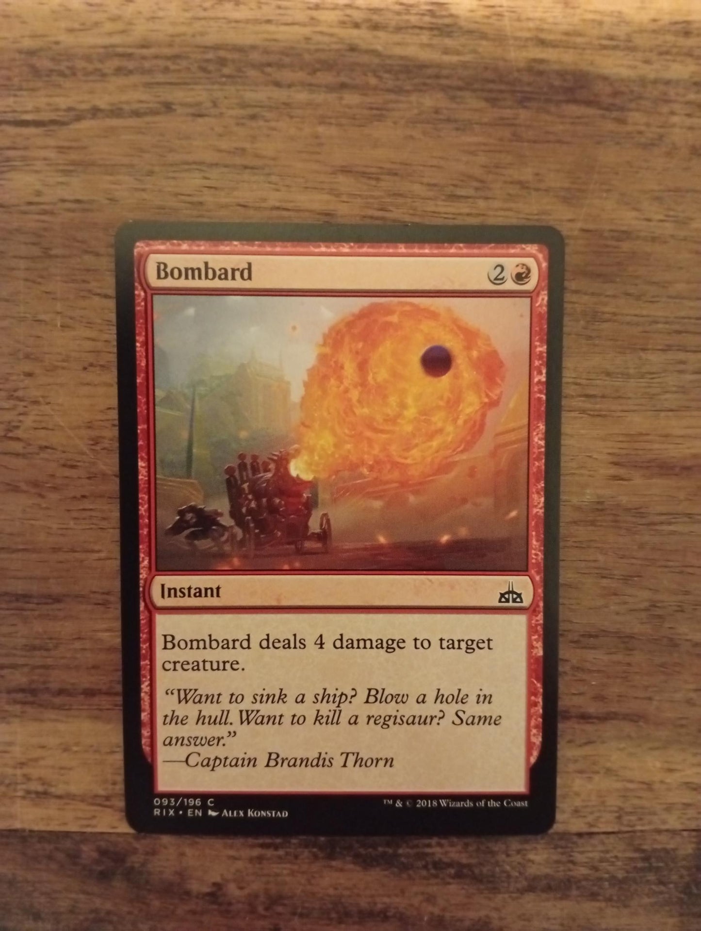 Magic The Gathering Bombard 093/196 Rivals of Ixalan - AllRoleplaying.com