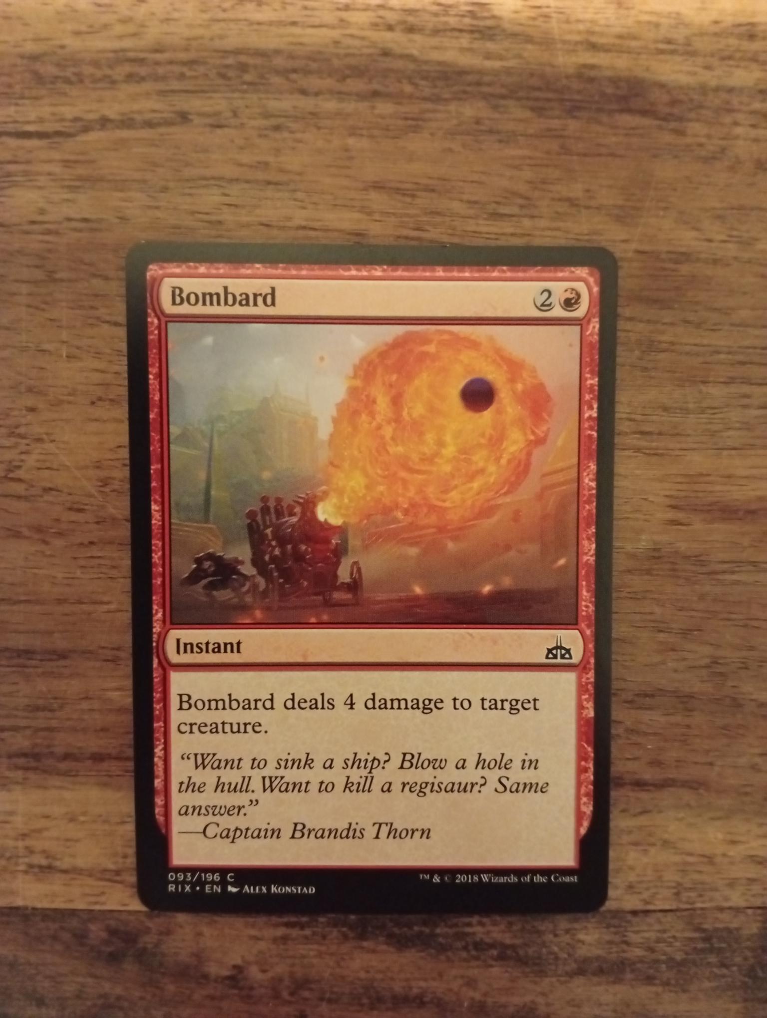 Magic The Gathering Bombard 093/196 Rivals of Ixalan - AllRoleplaying.com