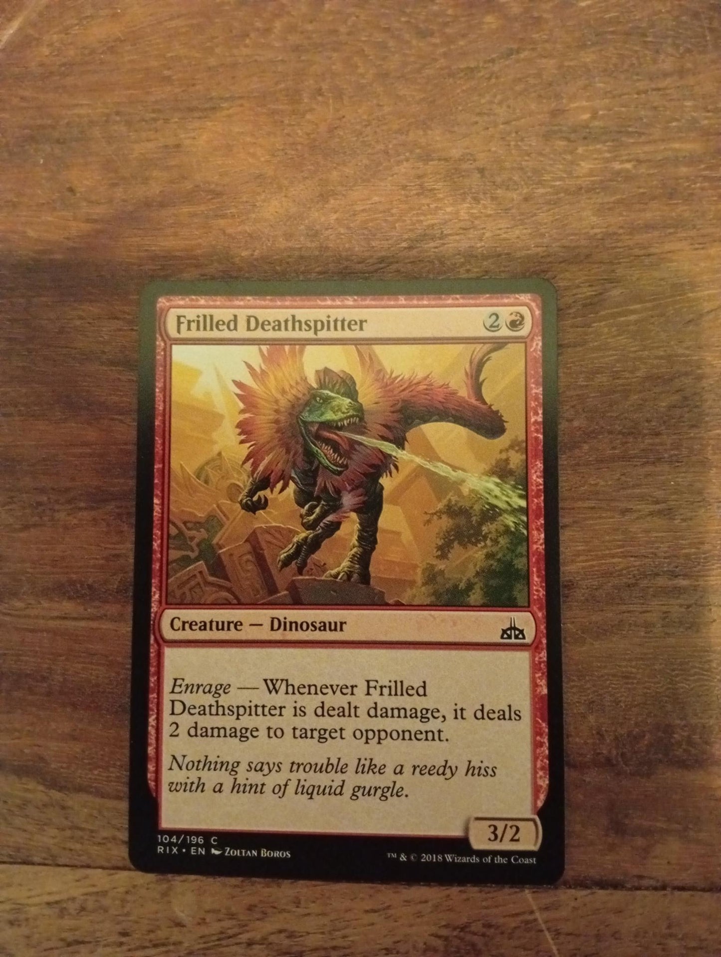Magic The Gathering Frilled Deathspitter 104/196 Rivals of Ixalan - AllRoleplaying.com