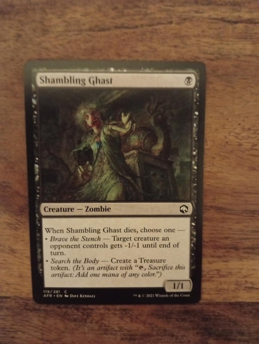Magic The Gathering Shambling Ghast 119/281 D&D Adventures in the Forgotten Realms