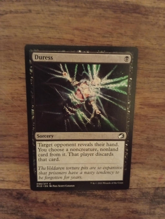 Magic The Gathering Duress 098/277 Innistrad Midnight Hunt