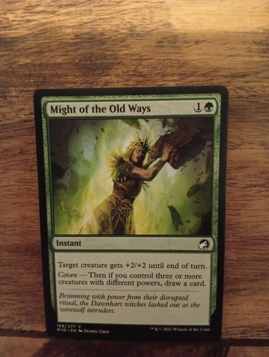 Magic The Gathering Might of the Old Ways 189/277 Innistrad Midnight Hunt