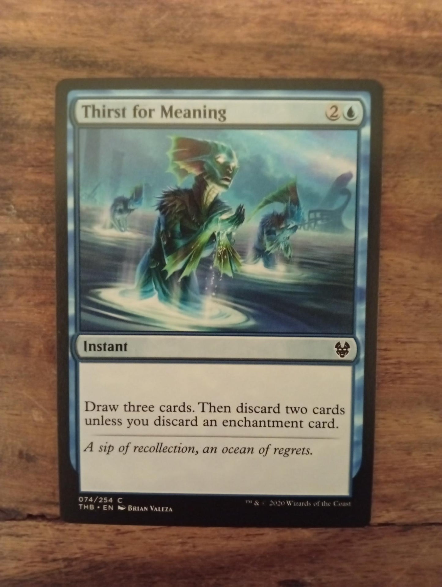 Magic The Gathering Thirst for Meaning 074/254 Theros Beyond Death