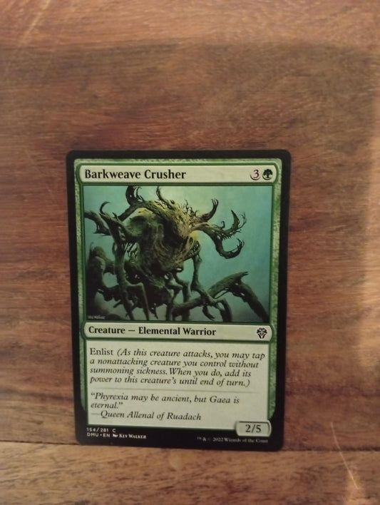Magic The Gathering Barkweave Crusher 154/281 Dominaria United