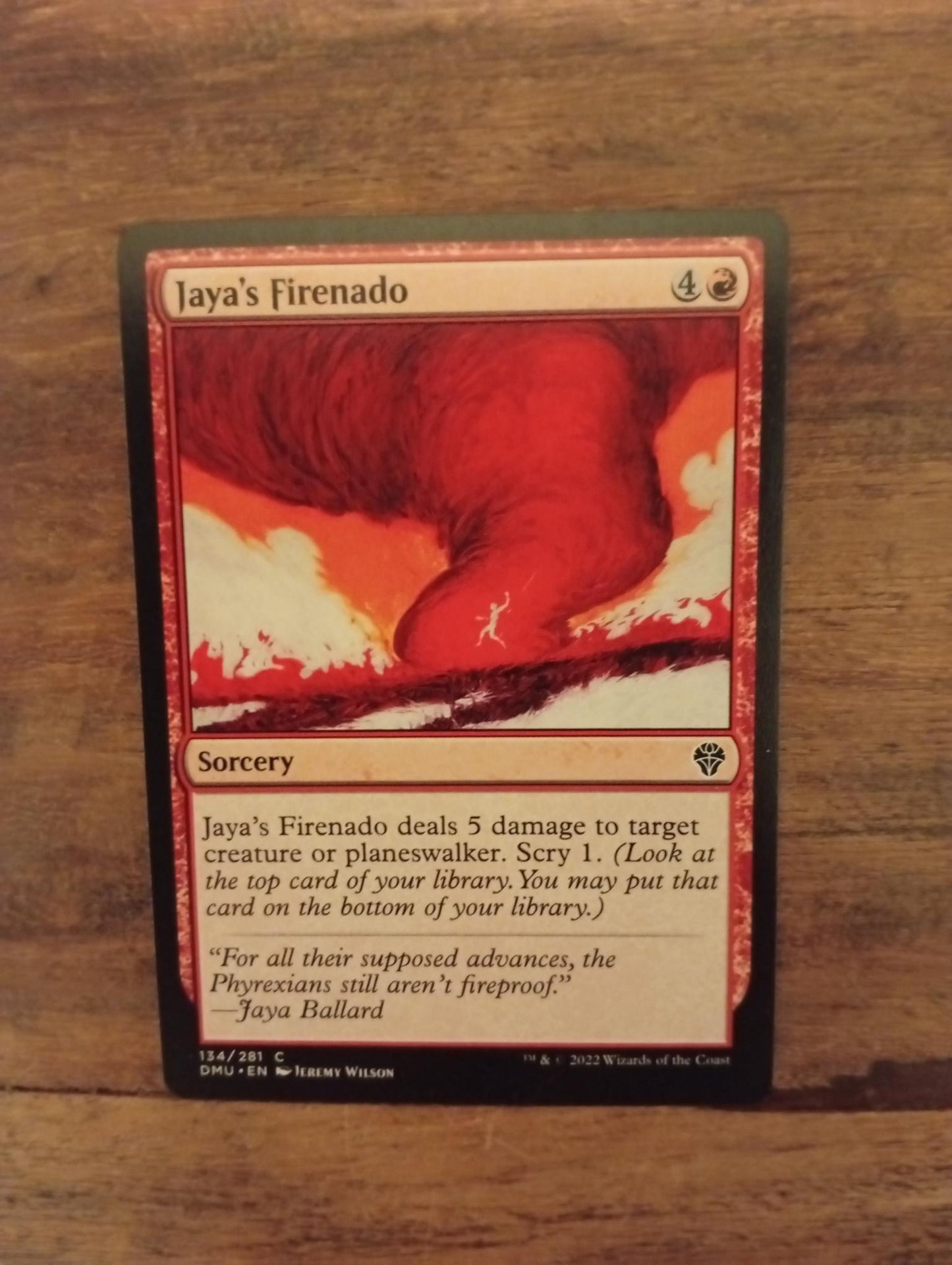 Magic The Gathering Jaya's Firenado 134/281 Dominaria United