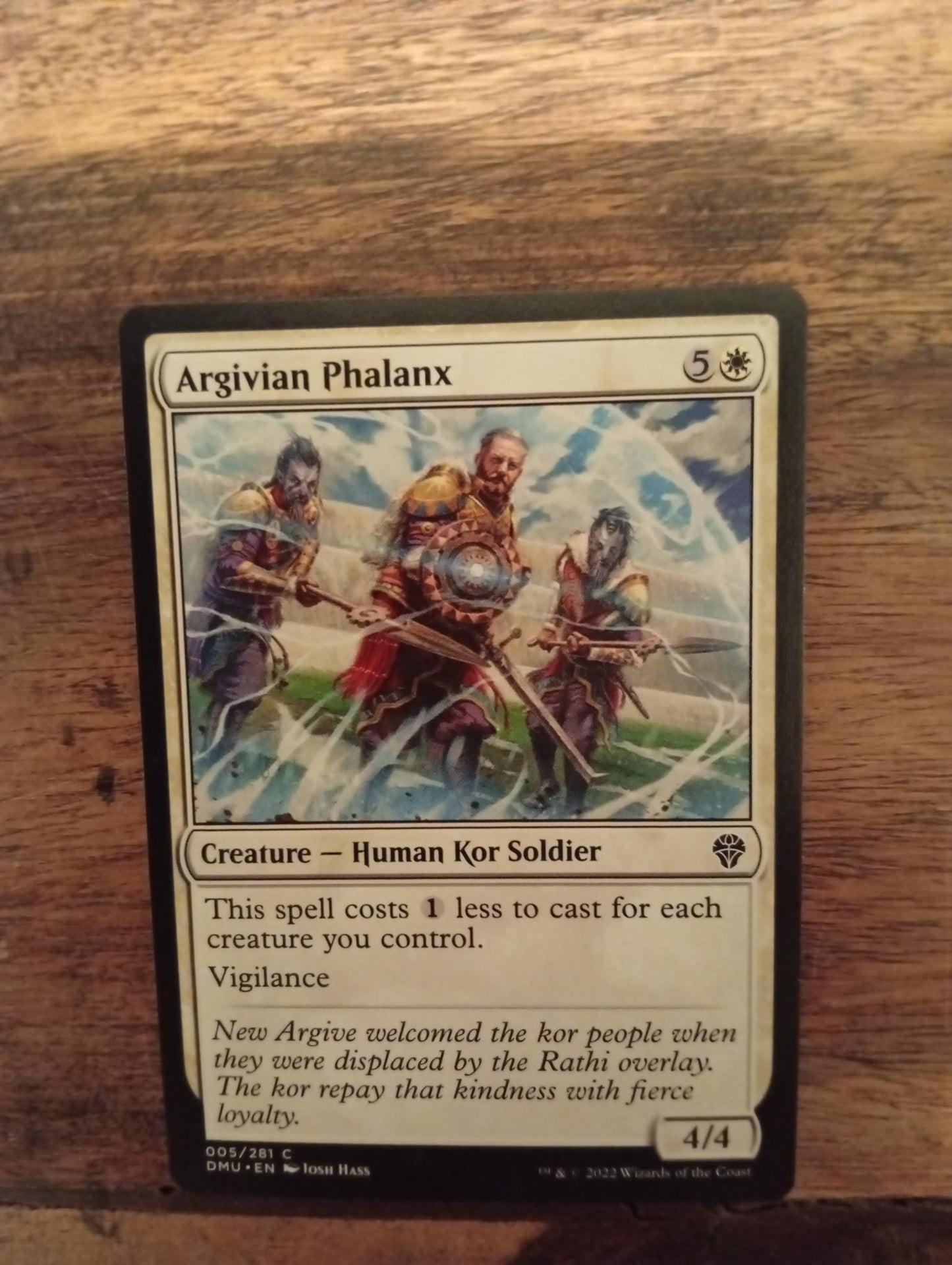 Magic The Gathering Argivian Phalanx 005/281 Dominaria United