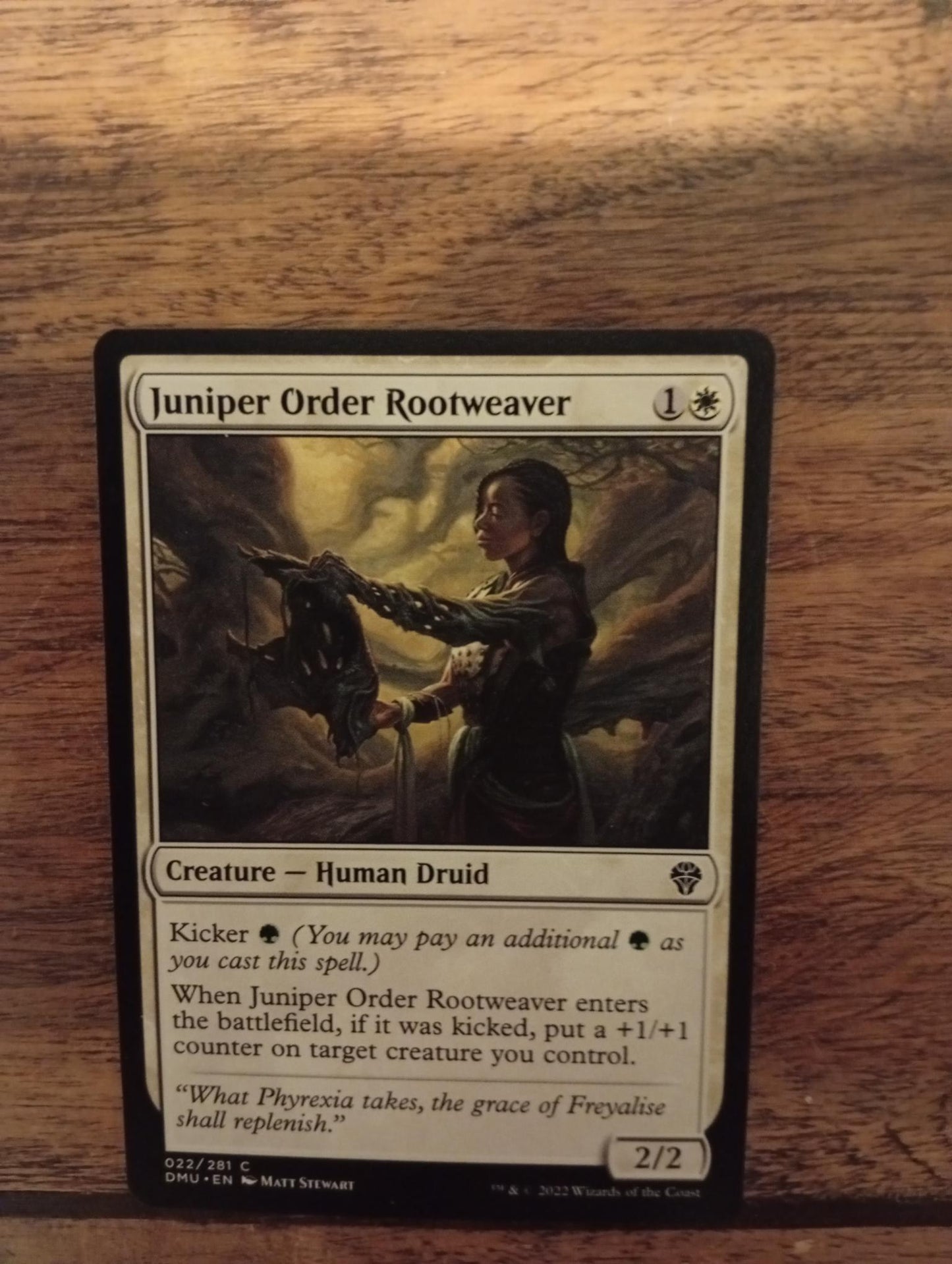 Magic The Gathering Juniper Order Rootweaver 022/281 Dominaria United