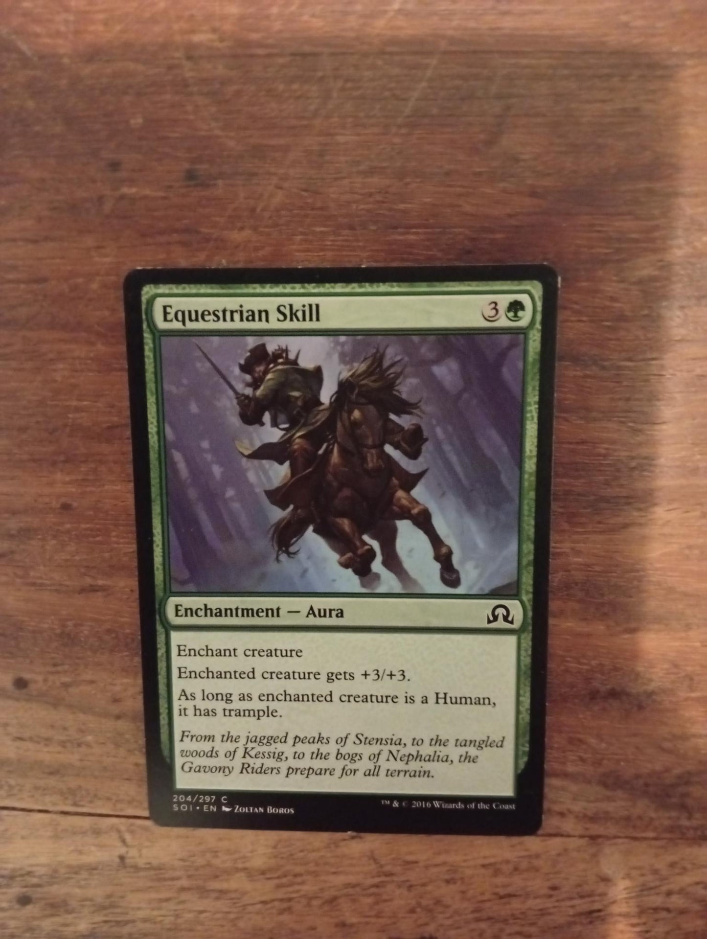 Magic The Gathering Equestrian Skill 204/297 Shadows over Innistrad