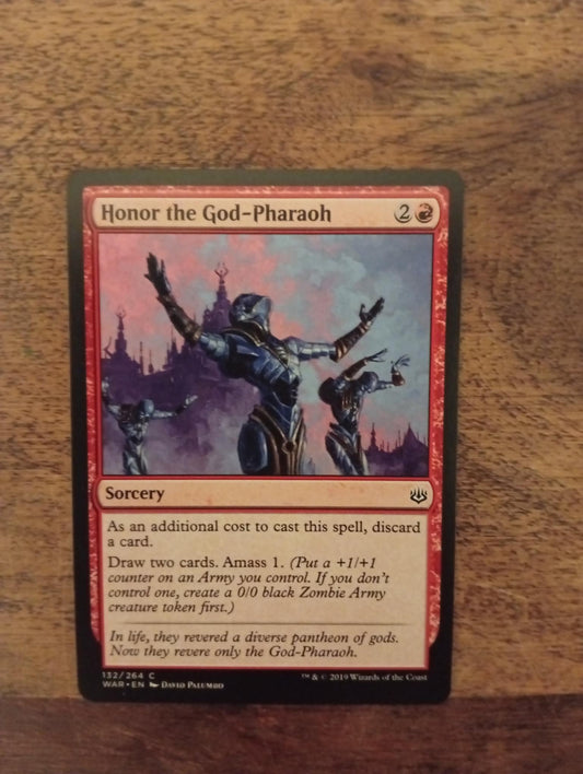 Magic The Gathering Honor the God-Pharaoh 132/264 War of the Spark