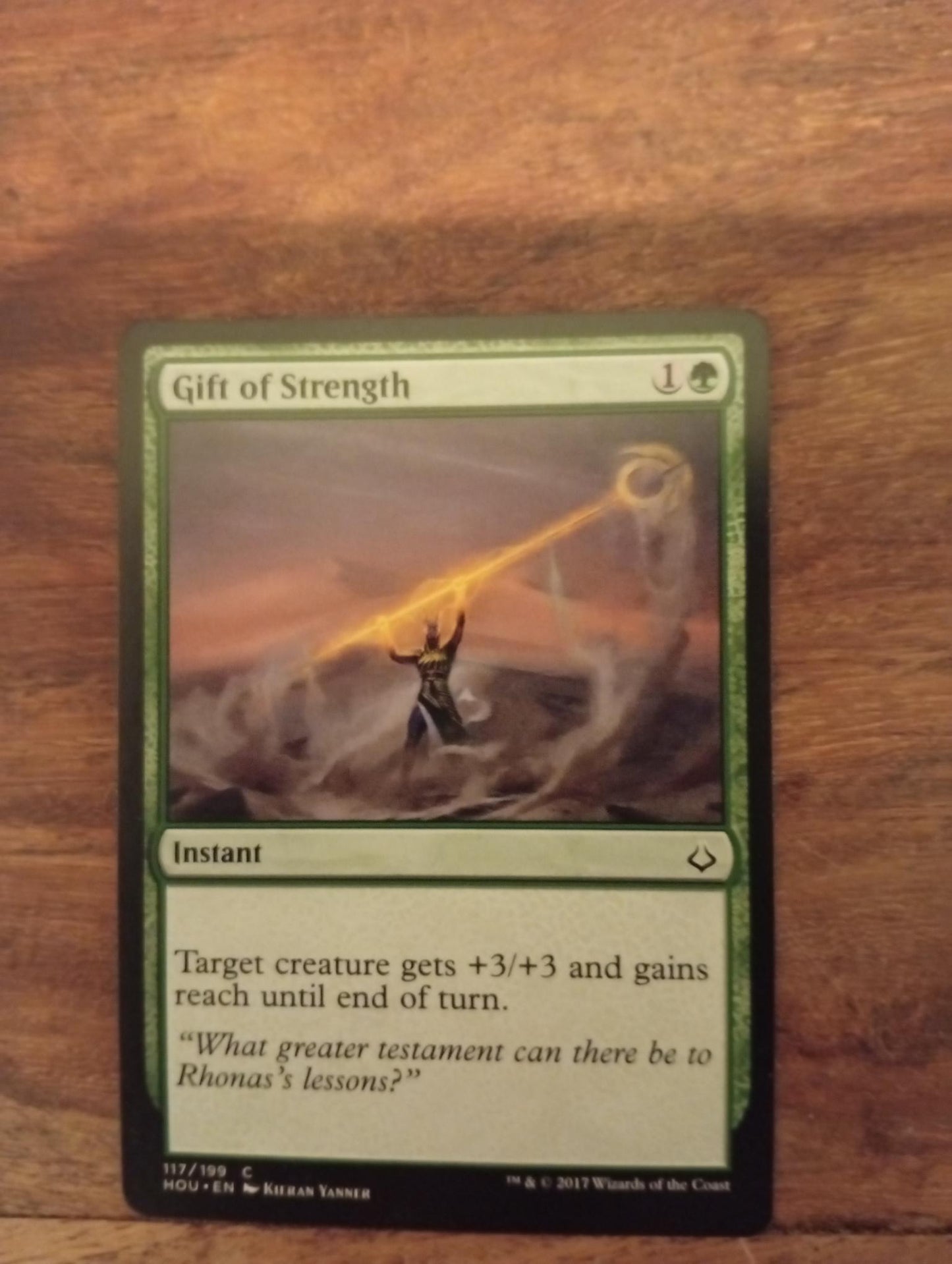 Magic The Gathering Gift of Strength 117/199 Hour of Devastation