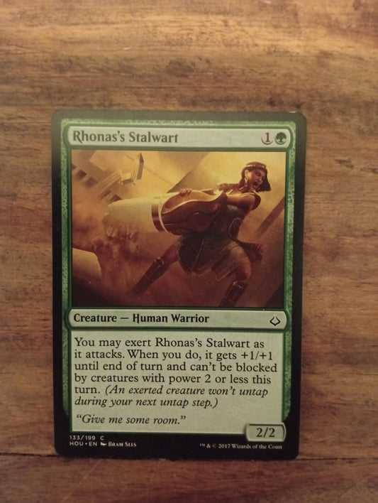 Magic The Gathering Rhonas's Stalwart 133/199 Hour of Devastation