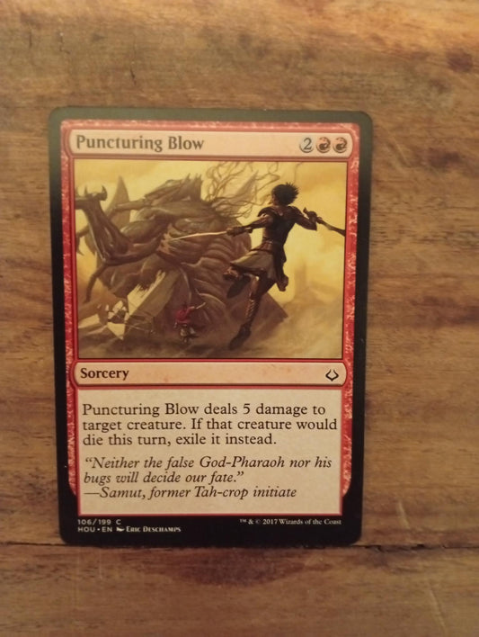 Magic The Gathering Puncturing Blow 106/199 Hour of Devastation