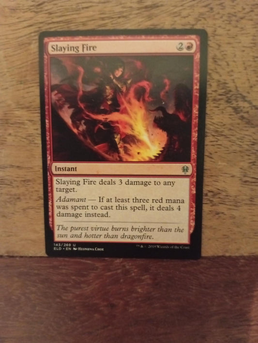 Magic The Gathering Slaying Fire 143/269 Throne of Eldraine