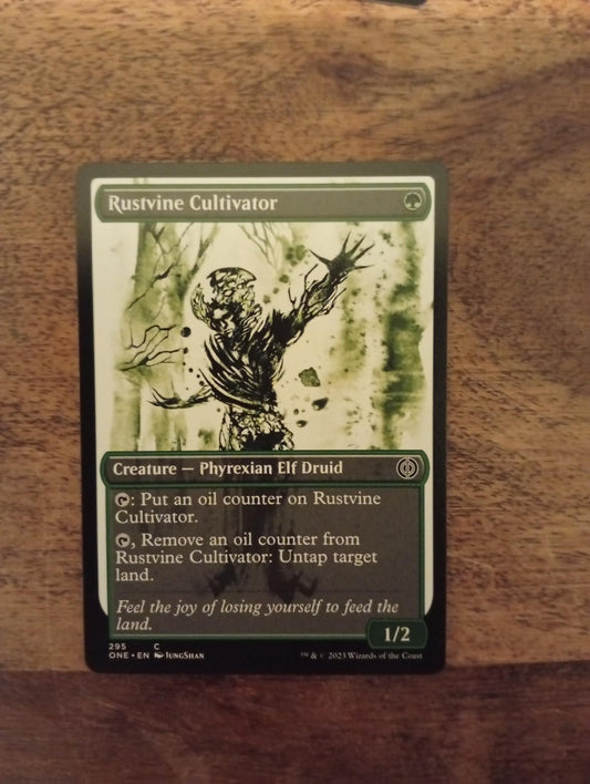 Magic The Gathering Rustvine Cultivator (Showcase) 295 Phyrexia All Will Be One